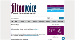 Desktop Screenshot of filtonvoice.co.uk