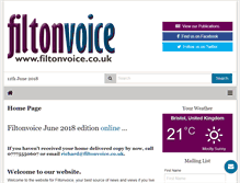 Tablet Screenshot of filtonvoice.co.uk